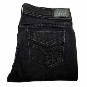 Levi's Women's 505 Straight Leg Jeans Black 14